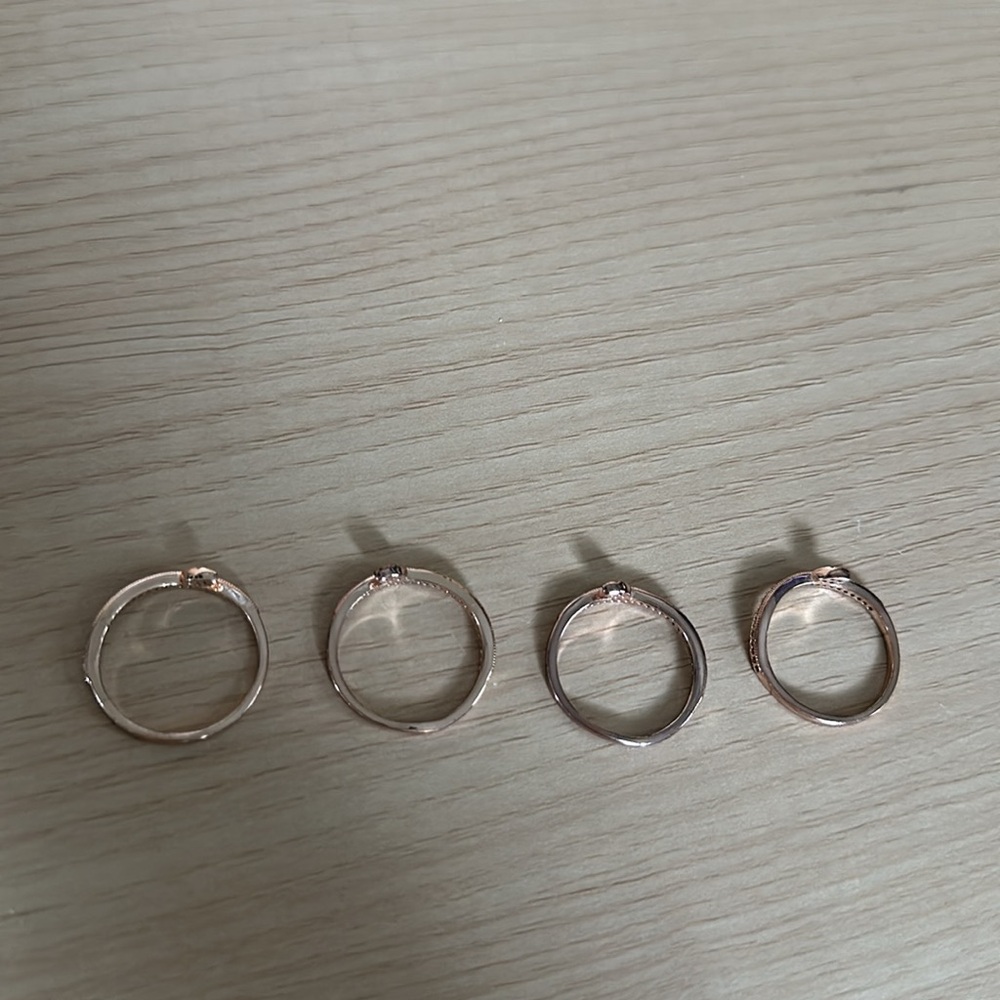 Express Rose Gold Stackable Rings 8 - image 7